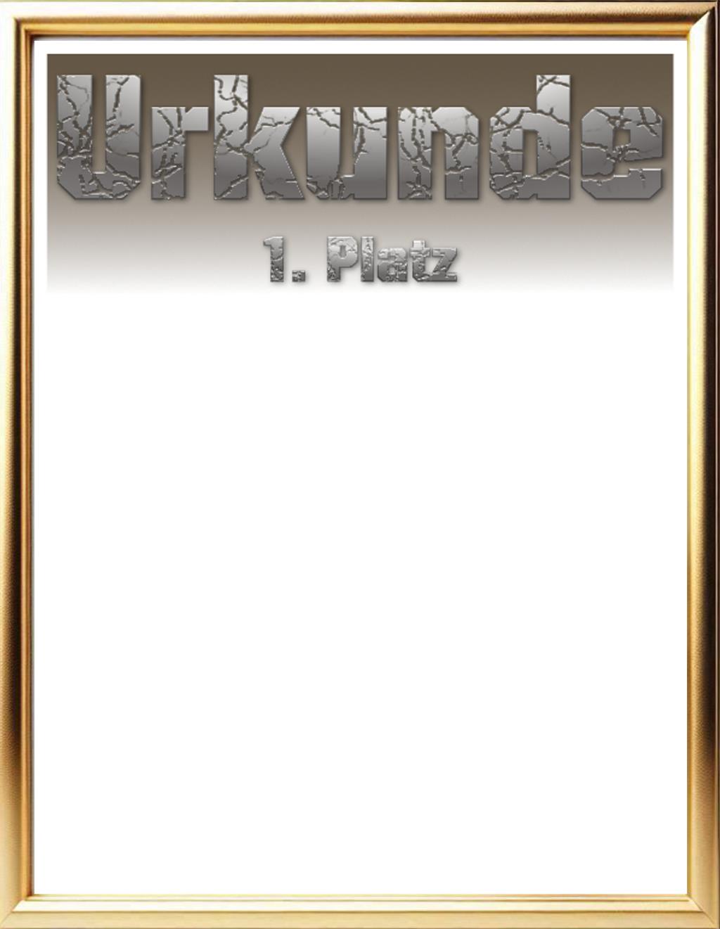 Siegerurkunden für alle Sportarten