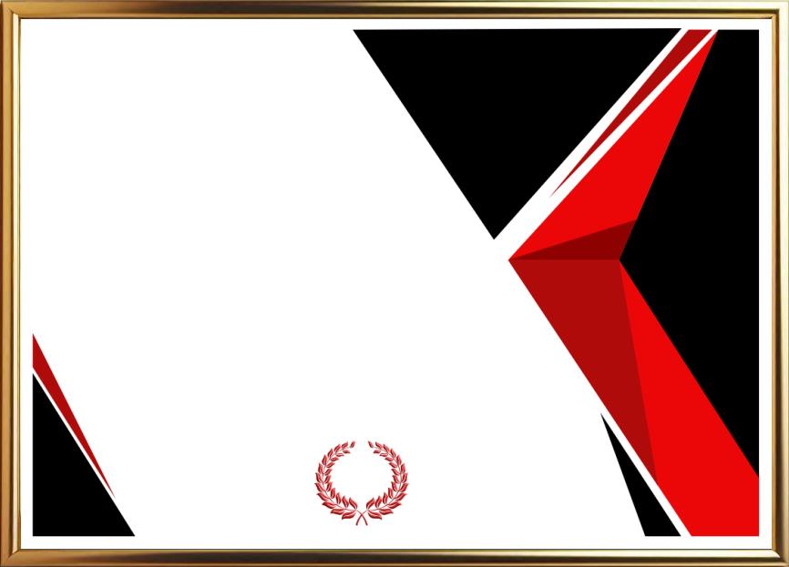 Elegante Blankourkunde in Schwarz, Rot und Weiß – Ihr individuelles Design