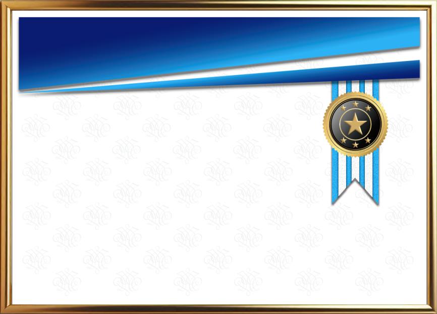 Stilvolle Vorlage für individuelle Auszeichnungen