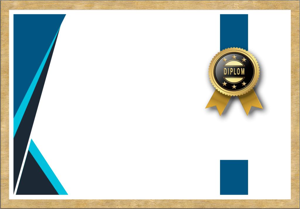 Blanko Urkunde "Diplom" – Hochwertige Designvorlage