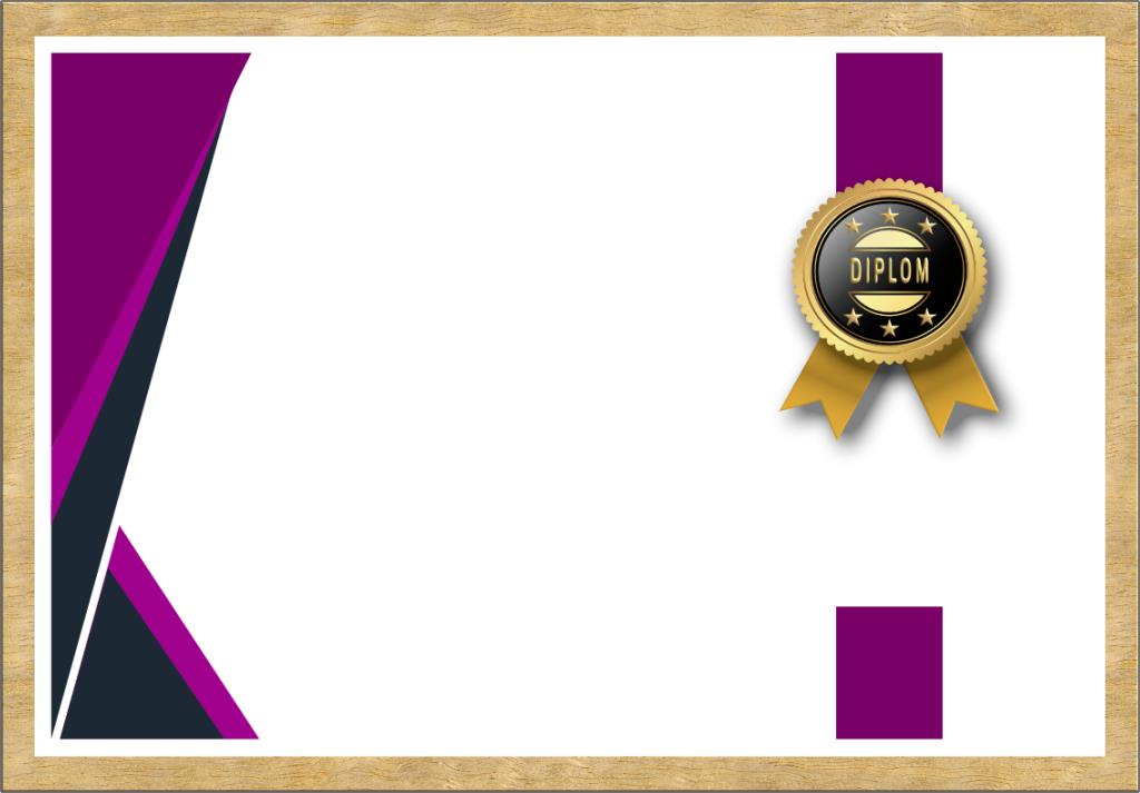 Elegante Blankourkunde "Diplom"