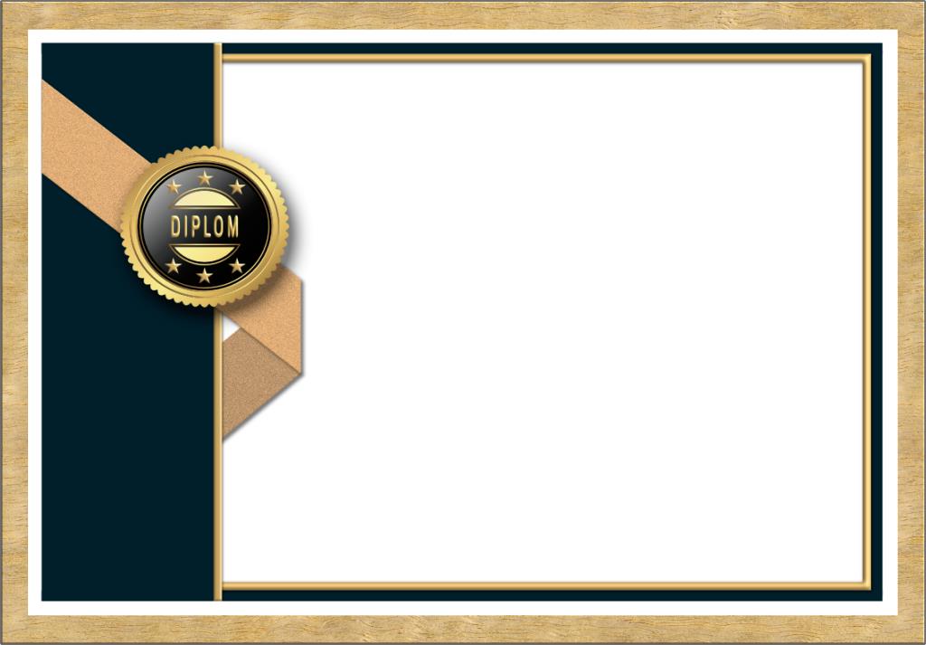 Stilvolle Blanko-Urkunde für besondere Leistungen