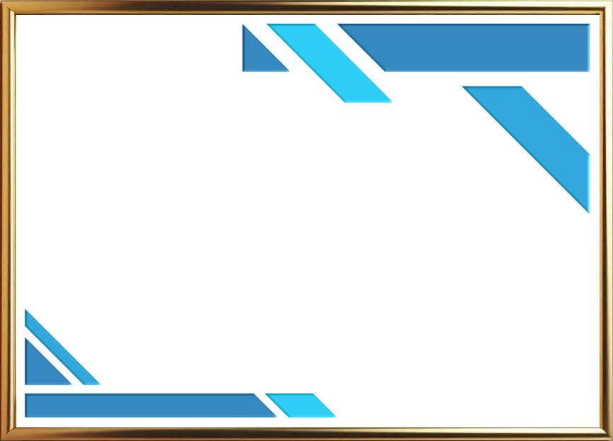 Elegante Blanko Urkunde im modernen Design