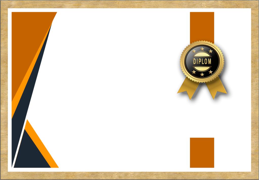 Stilvolle Blankourkunde Diplom