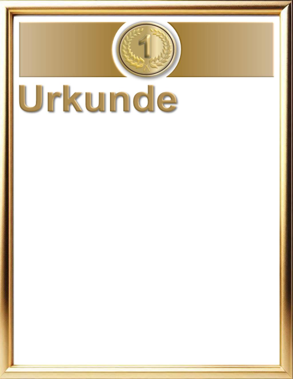 Siegerurkunden Set Gold Silber Bronze – Perfekt für jede Sportart