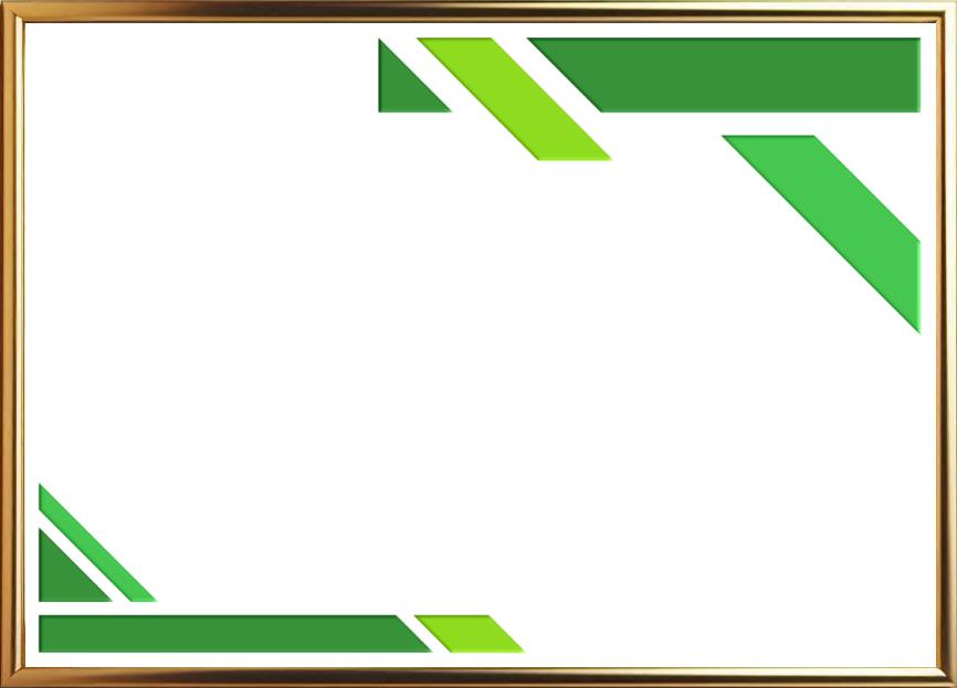 Elegante Blankourkunde in frischem Grün