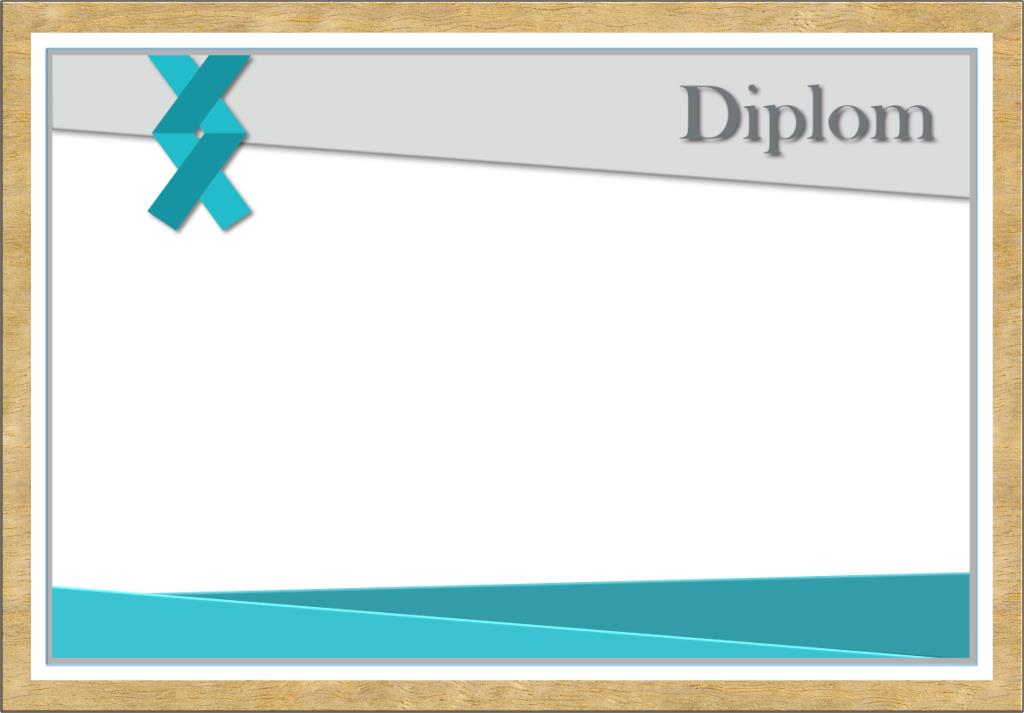 Edle Blankourkunde Diplom