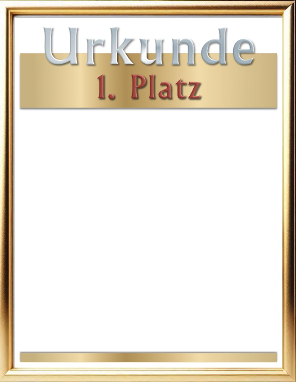 Siegerurkunden Set: Platz 1, 2 & 3
