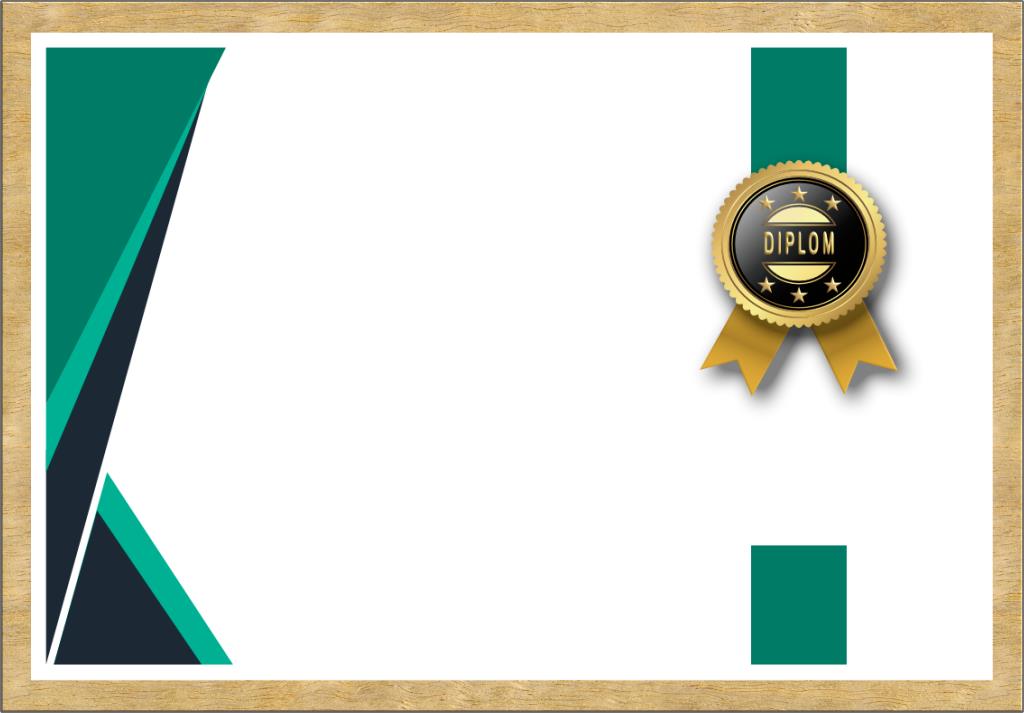 Elegante Blankourkunde Diplom