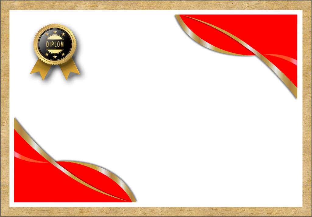 Hochwertige Diplom-Vorlage im modernen Look